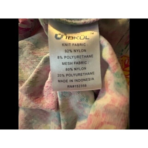 Ibkul Dress Womens Size Small V Neck Leo Print UPF 50+ Resort Vacation Golf New - Picture 7 of 11